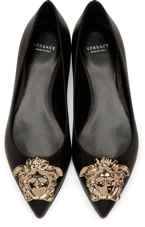 versace women flats|versace ballet flats.